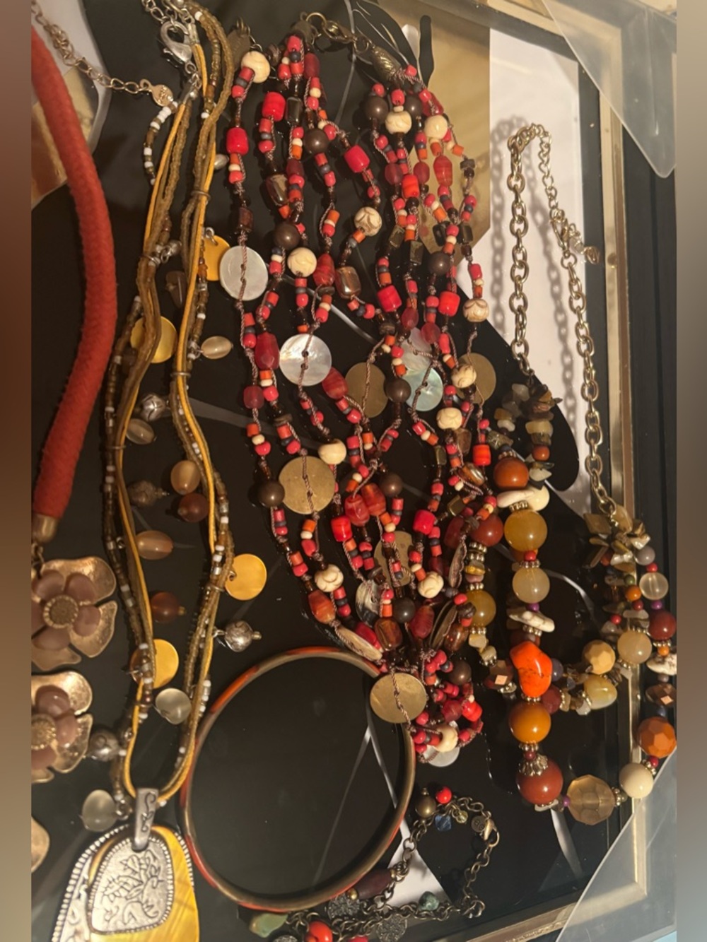 4 Vintage Necklaces ( Coldwater Creek & Ann Taylor) and 2 Bracelets #122 - Picture 5 of 16